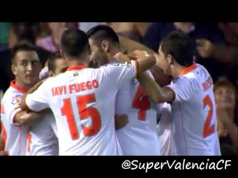 Valencia CF 1-0 Málaga CF - Gol de Ricardo Costa