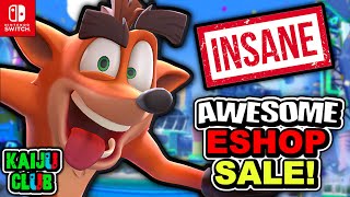 INSANE DEALS!😱AWESOME Nintendo Switch Eshop Sales! Maybe The Best Eshop Deals Video Ever?!
