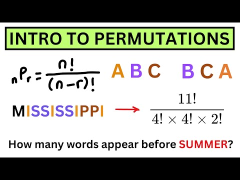 Best Explanation of Permutation on Internet | Combinatorics Part 1