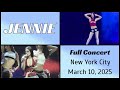 250310 JENNIE Full Concert 15 Songs Live Radio City Music Hall NYC Fancam