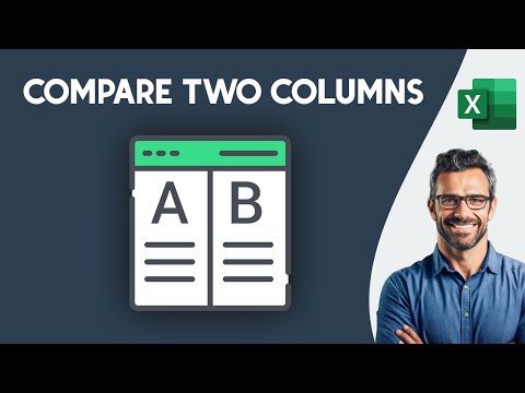 Compare Two Lists and Find Matches and Differences using the Excel COMPARE function