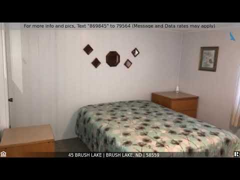 Priced at $139,000 - 45 Brush Lake, Brush Lake, ND 58559