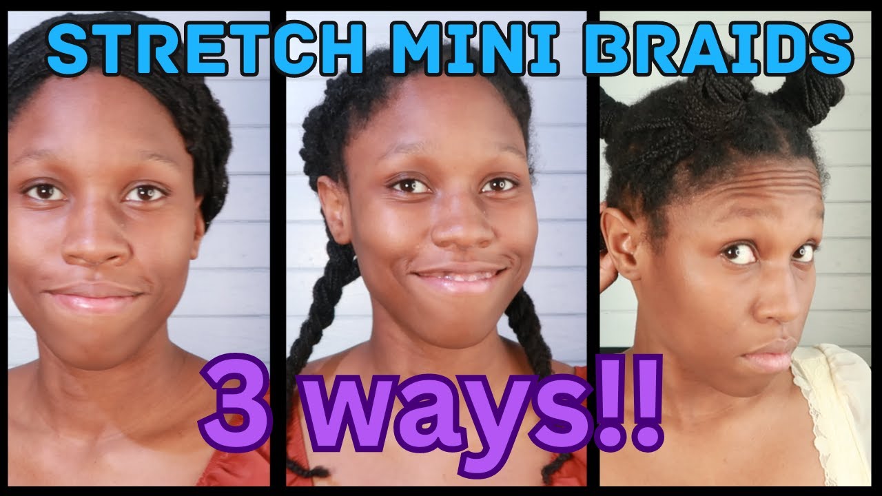 STRETCH YOUR MINI BRAIDS IN 3 WAYS TO STOP SPLIT ENDS| 3-MONTH MINI BRAID CHALLENGE |WEEK 6