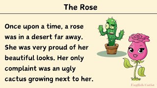 Improve your English with stories_English Stories with Subtitle_The Rose #englishstories 🇬🇧