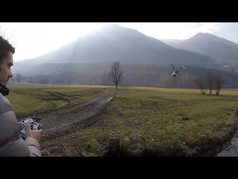 HeliPilot v20 flight test - TRex800 Gasser