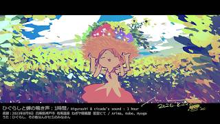 【作業用BGM】ひぐらしと蝉の鳴き声 1時間 / Japanese Summer Sound: cicada 1hour for work & study