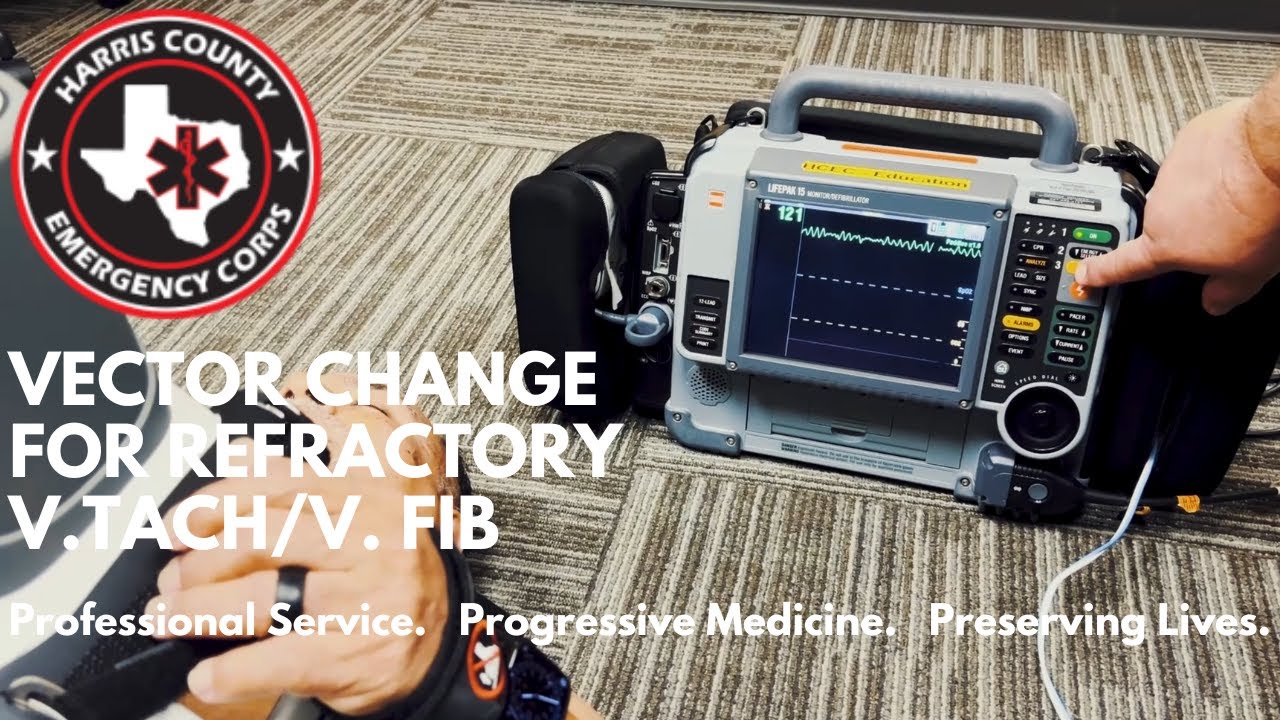 Vector Change for Refractory Ventricular Tachycardia/Fibrillation Cardiac Arrest Management