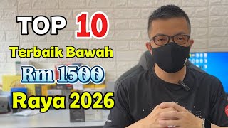 TOP 10 Telefon Bawah RM1500 Terbaik Untuk Raya 2026! (Kamera Padu & Bateri Besar) #ShopeeYTDeals