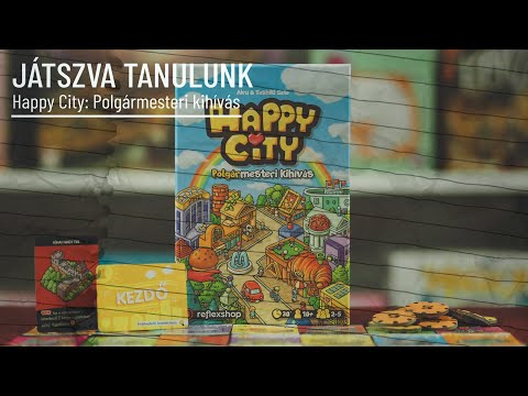 Happy City társasjáték  JÁTSZVA TANULUNK - reflexshop