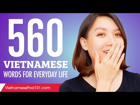 560 Vietnamese Words for Everyday Life - Basic Vocabulary #28