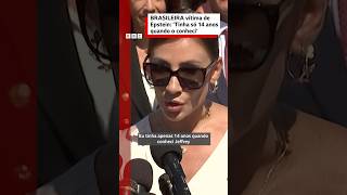 Brasileira revela ter sido abusada sexualmente por Jeffrey Epstein quando era adolescente 🚨