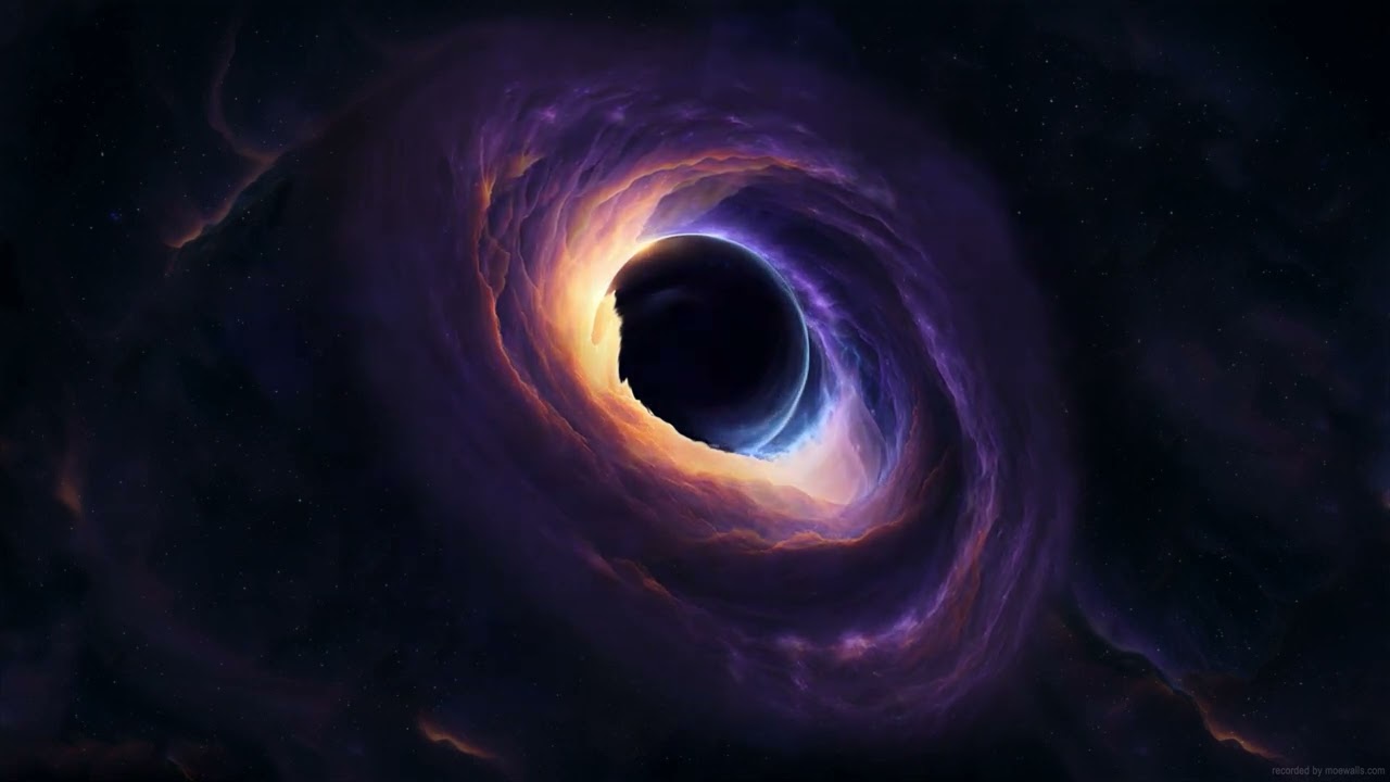 Sci-fi Black Hole 4K Live Wallpaper