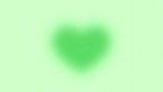 Pastel green aura heart wallpaper ♡ lucky girl aesthetic background loop