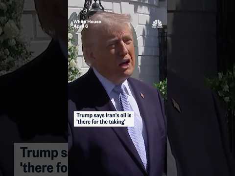 Trump says Iran's oil is 'there for the taking'
