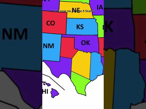 Redrawing U.S. State Borders!