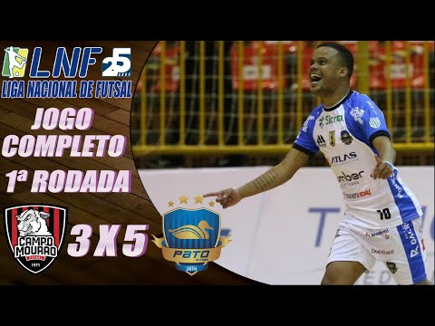 JOGO COMPLETO Campo Mourão 3x5 Pato | 1ª Rodada | LNF 2020 (22/08/2020)