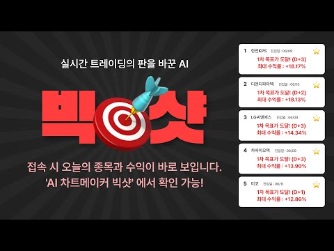 차트메이커 – 대한민국 AI 주식 트레이딩