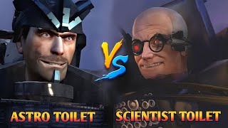 Detainer Astro Toilet vs Scientist Skibidi Toilet | Hindi |