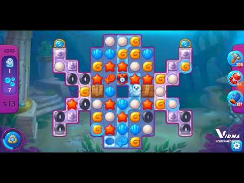 Fishdom. 8242 super hard level no boosters and diamonds - 20 moves