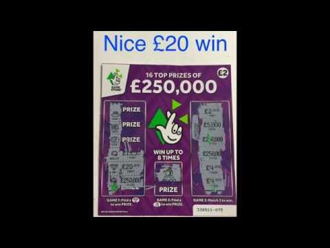Winning Scratch Cards Week 26