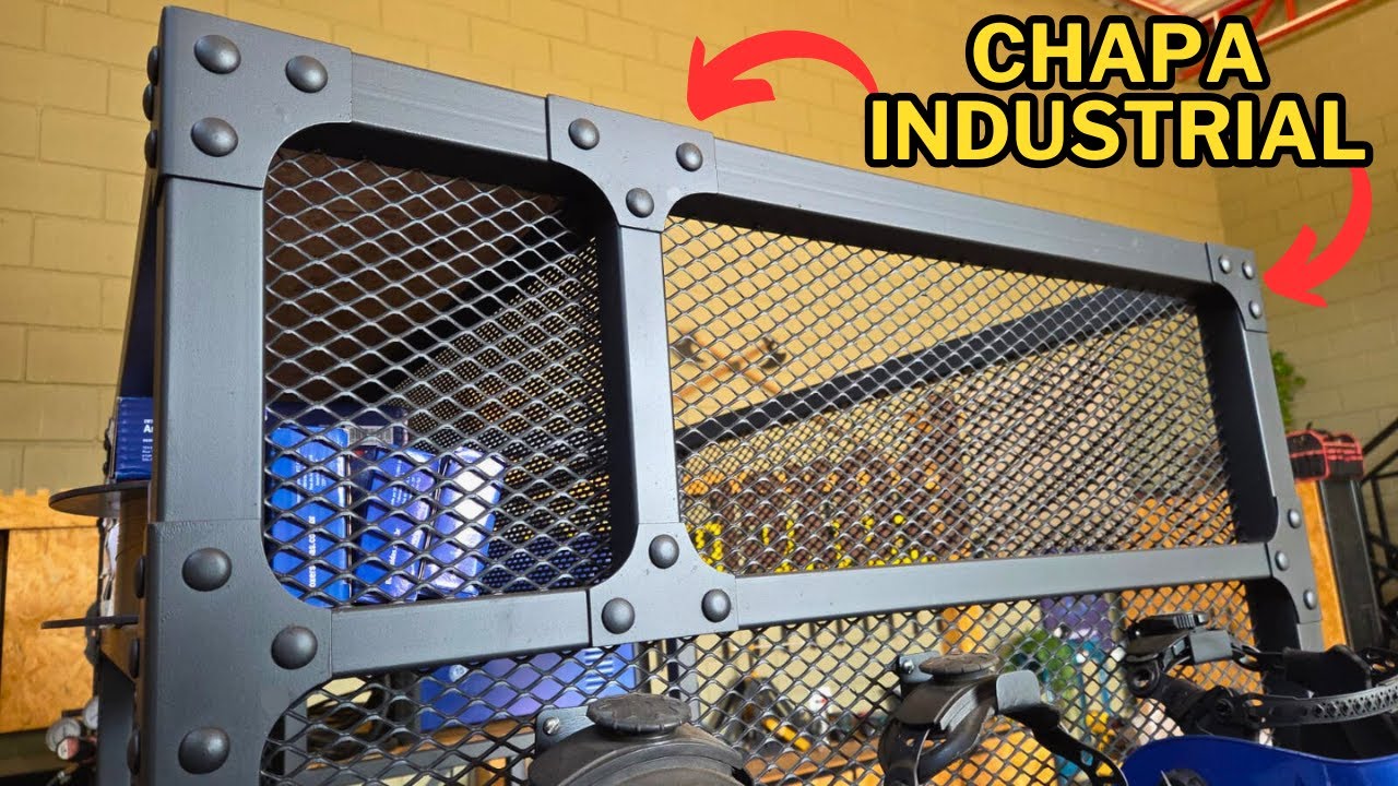 Industrial Furniture Manufacturing Course l Class 16 - How to Make Riveted Sheet Metal for Indust...