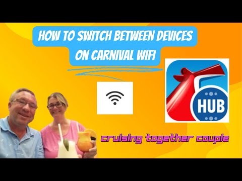 A Step by Step guide on how to switch devices with Carnival Wifi
