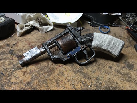 Scavenged Post/Apocalyptic Revolver Prop (Break-Action)