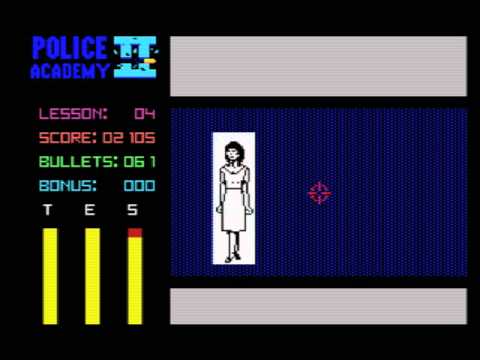 Police Academy II (1987, MSX, Methodic Solutions)