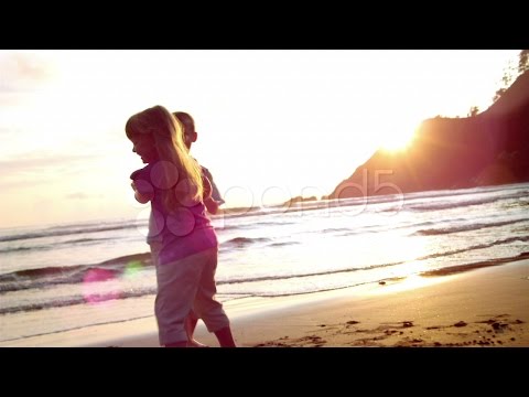 A Day At The Beach 29 (720P  29.97). Stock Footage