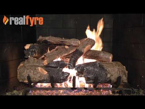 Peterson Charred American Oak Gas Logs Video