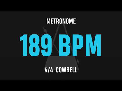 189 BPM 4/4 - Best Metronome (Cowbell)