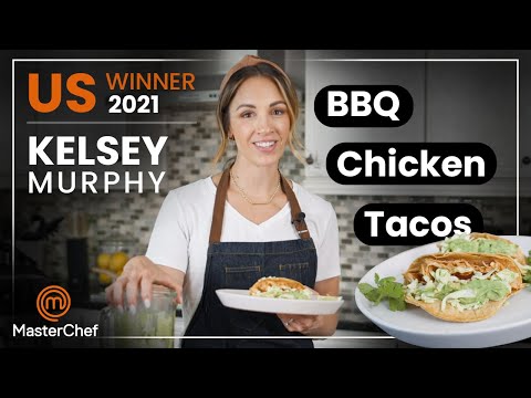 BBQ Pulled Cajun Chicken Tacos by MasterChef US Winner Kelsey Murphy