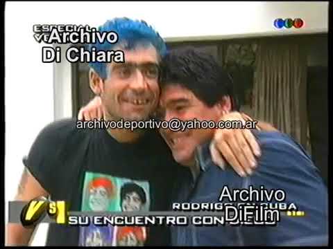 Rodrigo Bueno y Diego Maradona en Cuba 2000 V-03520 DiFilm