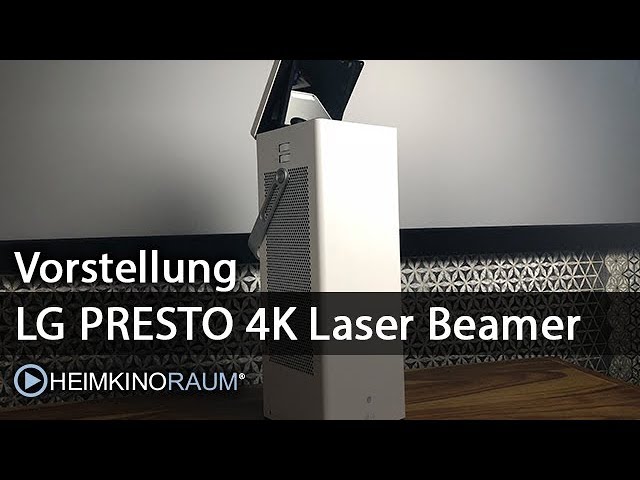 Video teaser for LG Presto HU80KSW 4K Laserbeamer HU80KG Vorstellung / Erste Eindrücke