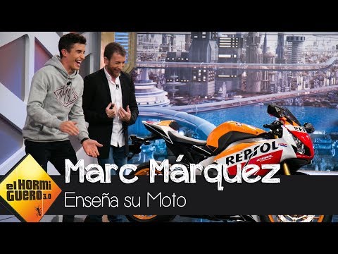 Marc Márquez enseña cómo es y cómo funciona su moto - El Hormiguero 3.0