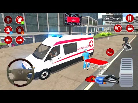 US Ambulance Driving Simulator 2021 e#3 - Emergency Rescue Driver - Android Gameplay