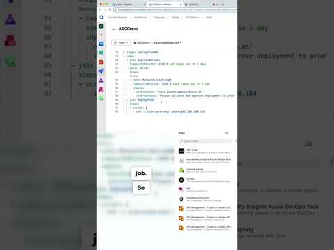 Adding a task to your Azure Pipeline configuration file to use a secrets file