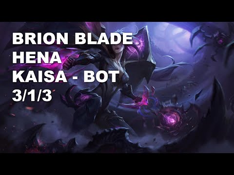 BRION BLADE Hena Bot KaiSa vs Kalista - KR Challenger Rank Game