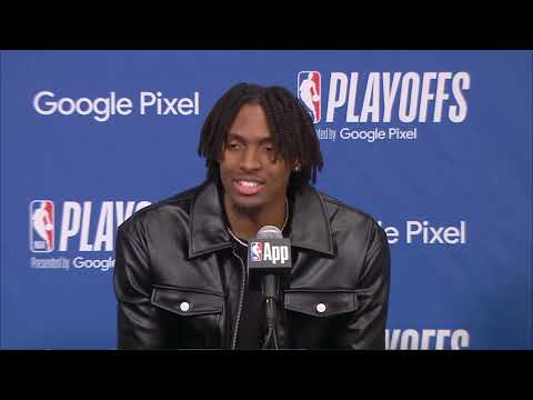 Tyrese Maxey PostGame Interview | New York Knicks vs Philadelphia 76ers