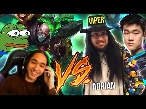 Imaqtpie, Adrian Riven, Viper And Pobelter VS SINGED420, WE BEAT THEM!! | League of Legends
