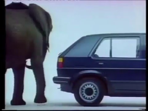Kult Werbung VW Golf II - “Der neue Golf“.