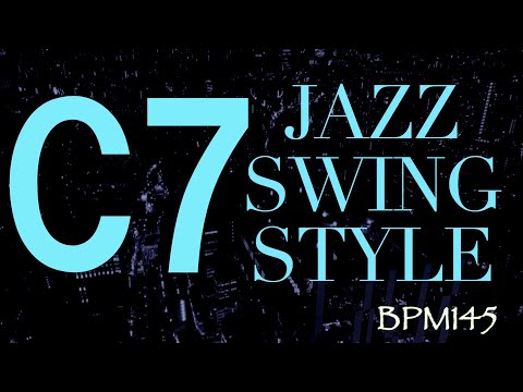 C Mixolydian (C7) Jazz Backing Track - Swing Style