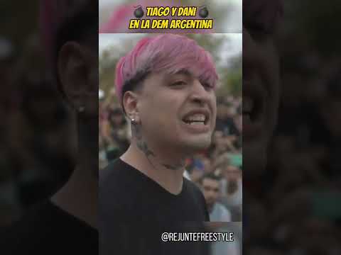TIAGO Y DANI EN LA DEM ARGENTINA 🔥🔥 #dembattles