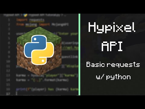 Hypixel Api Tutorial Basic Requests
