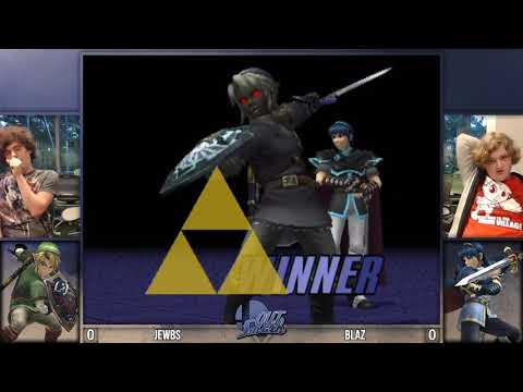 QUT Smash 9 Project M  - LR3 - Jewbs (Link) vs Blaz (Marth)