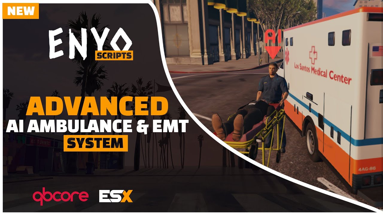 Advanced AI Ambulance & EMT: Ambulance, Helicopter, and Boat Delivery [QBCore] [ESX] [NEW] [LIMITED-DISCOUNT] thumbnail 2