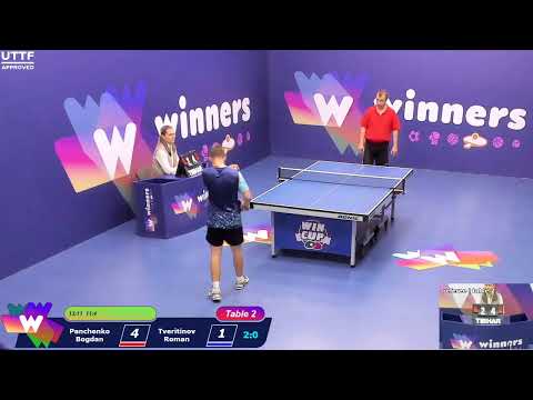 WINners CUP table 2  29.09 Panchenko Bogdan - Tveritinov Roman  15:30