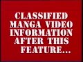 UK VHS Trailer Reel New Dominion Tank Police Act 6 Retail Manga