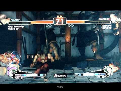 SSF4: Kiryu Tsukimiya (Guy) vs kisimann (Ryu) - Japanese XBL ranked