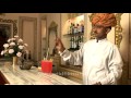 Bar-tender mixes a drink in Samode Palace ...